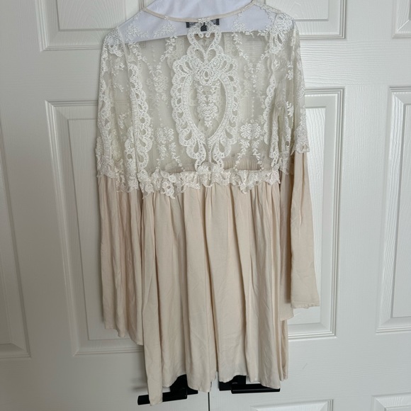 For Love and Lemons cream lace babydoll dress - Picture 2 of 7